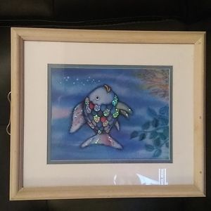 Rainbow Fish framed pic
